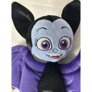 Disney‎ Vamperina Bat Plush Vee Junior Halloween Purple Black 8" Stuffed Animal